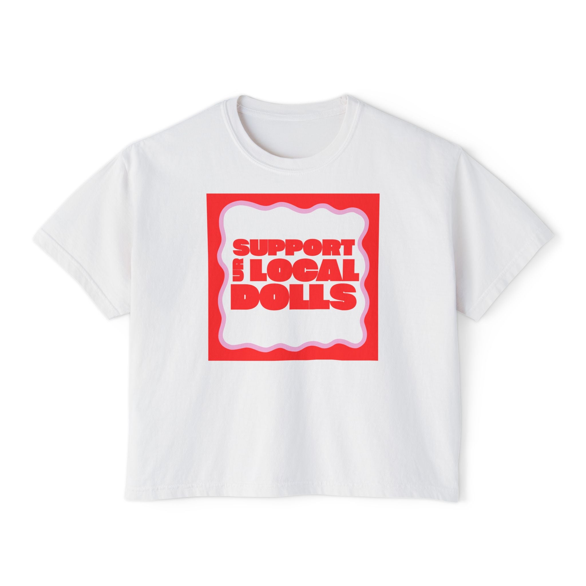 support ur dolls boxy tee
