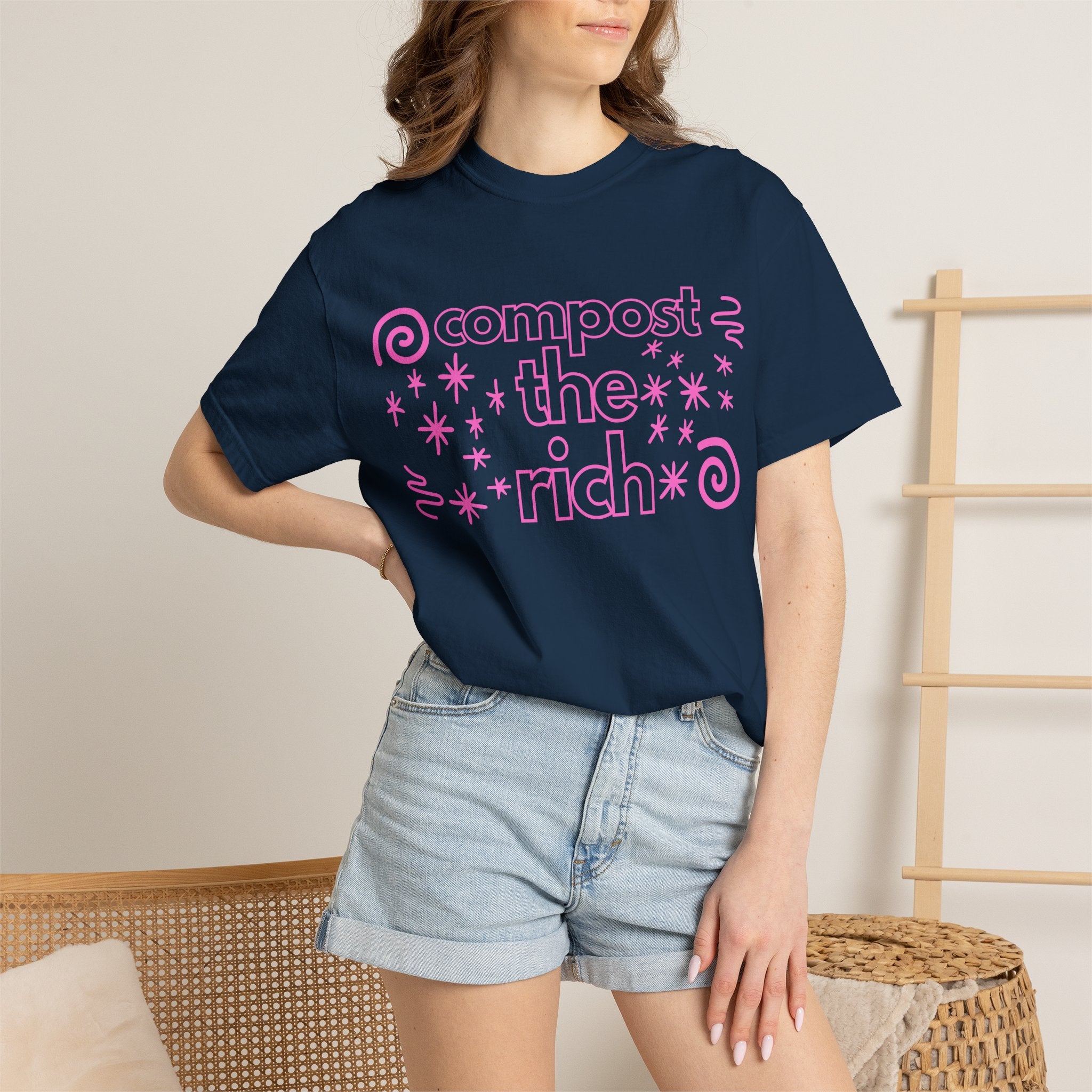 Compost the Rich T-Shirt — Eco Activist Graphic Tee