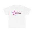 Not a Fan Graphic Tee — Pink Star Statement T-Shirt