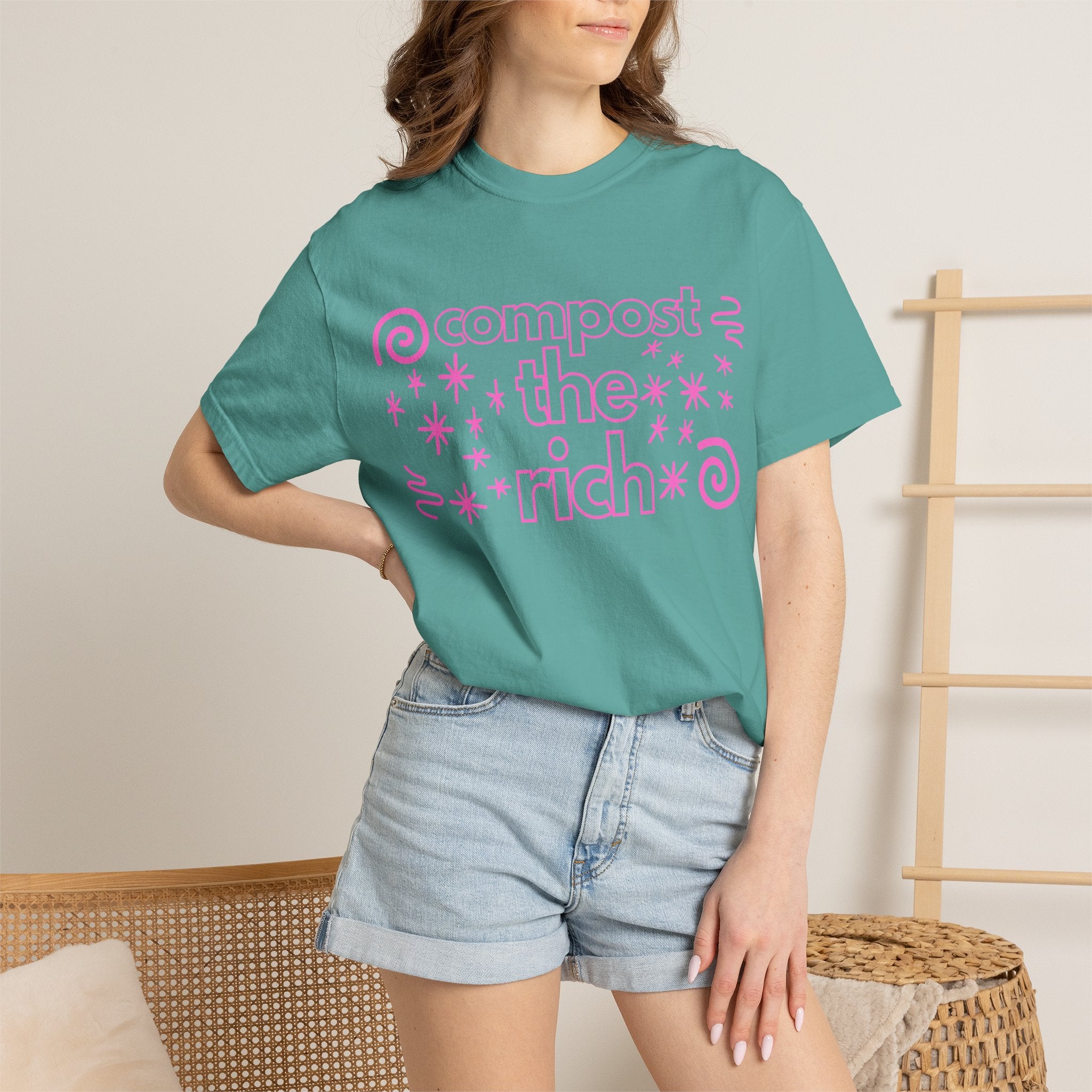 Compost the Rich T-Shirt — Eco Activist Graphic Tee