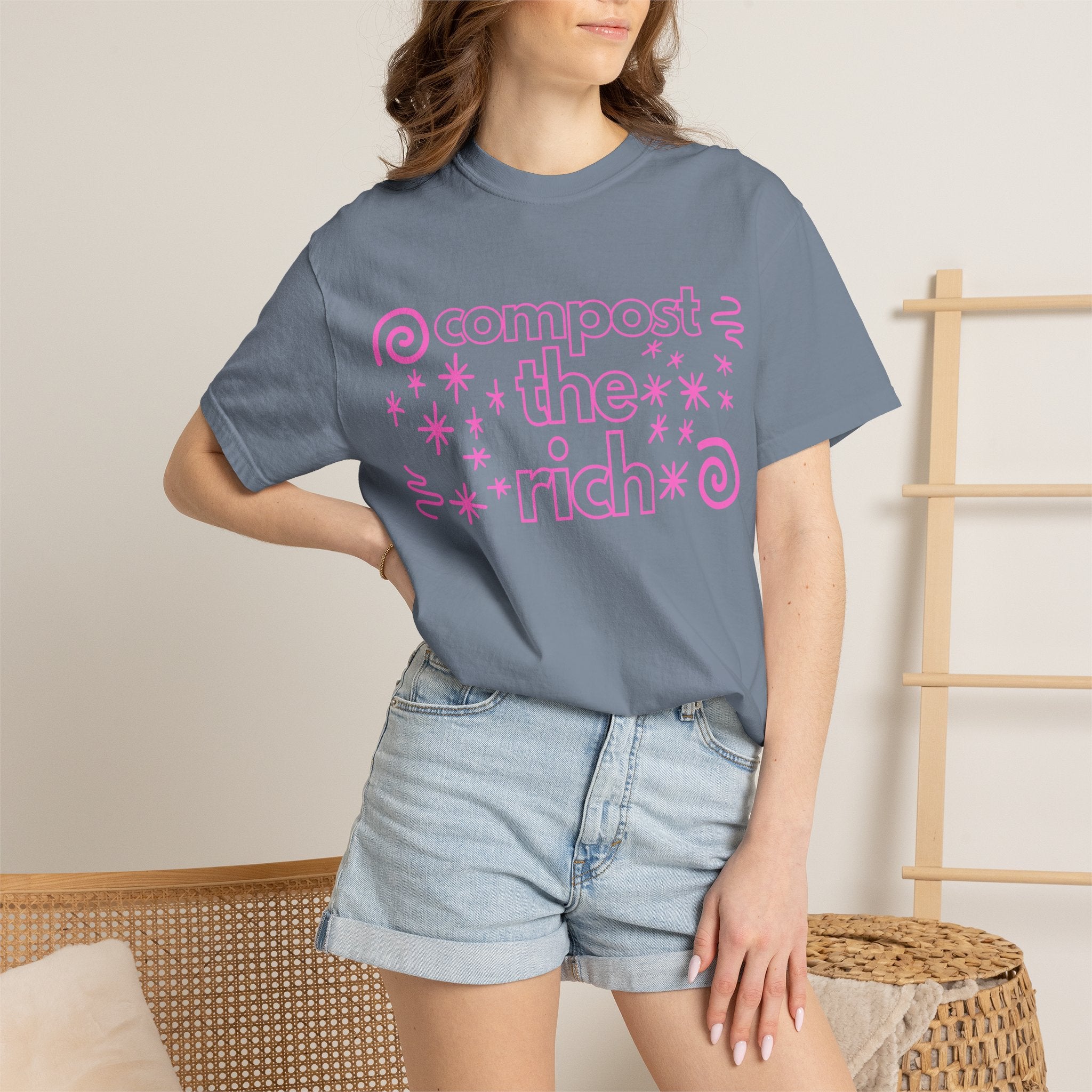 Compost the Rich T-Shirt — Eco Activist Graphic Tee