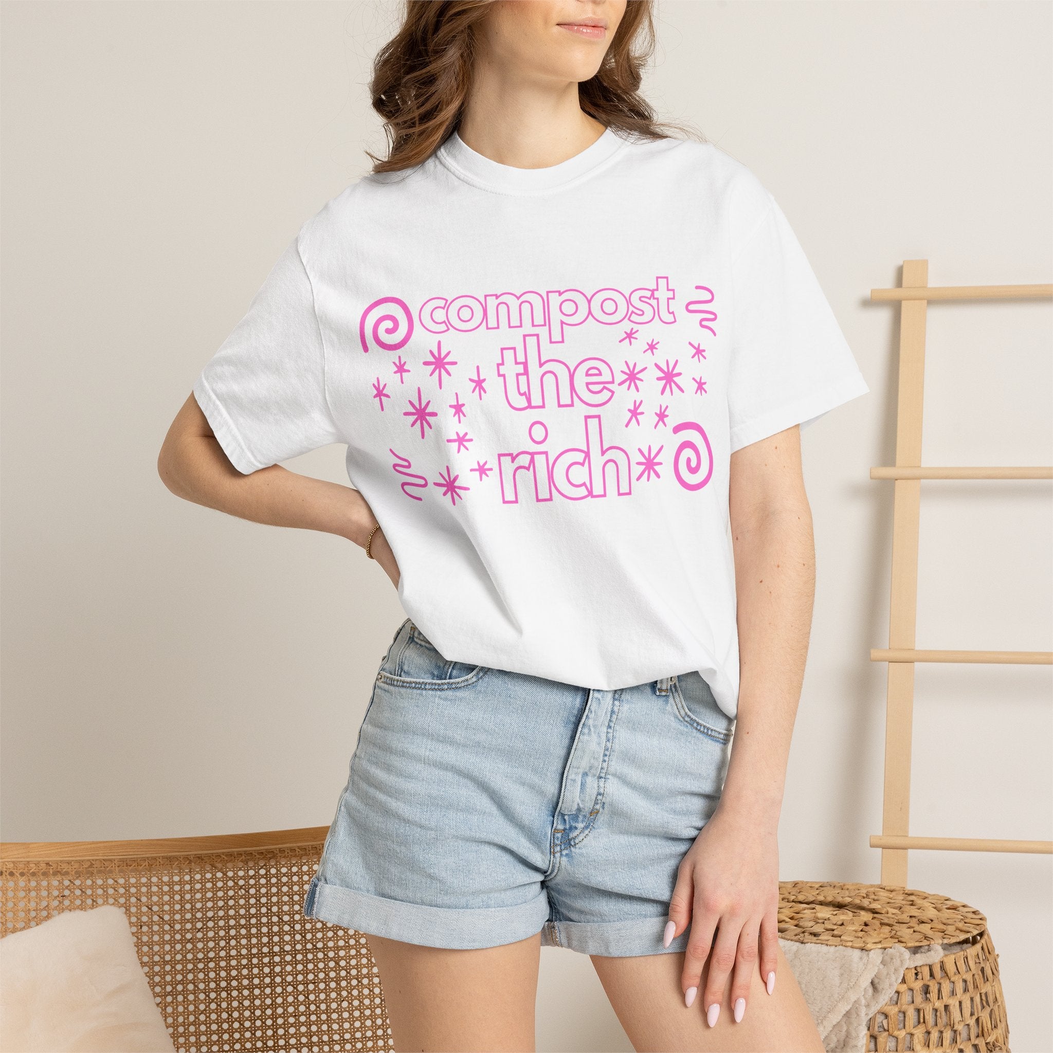 Compost the Rich T-Shirt — Eco Activist Graphic Tee