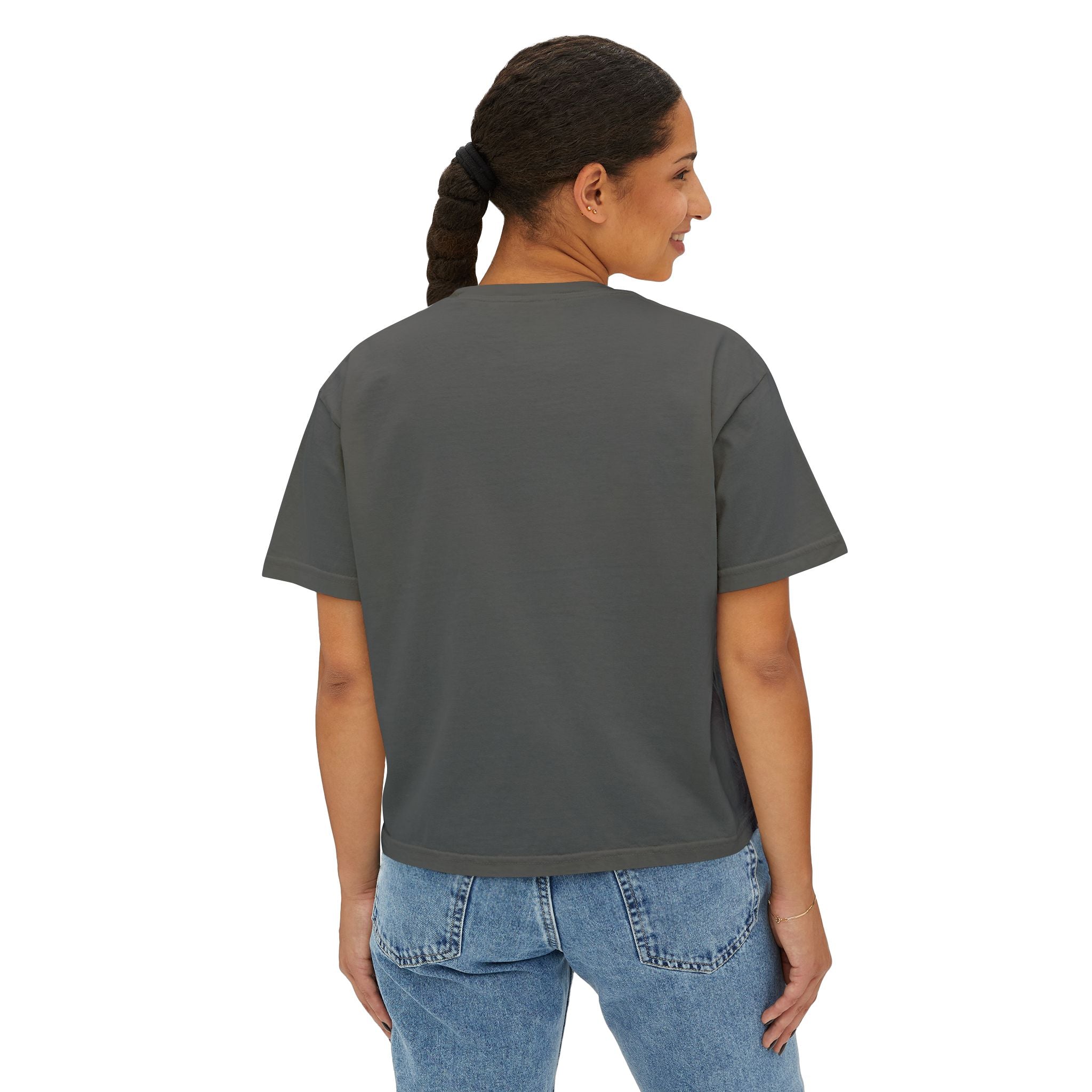 gone fishing boxy tee